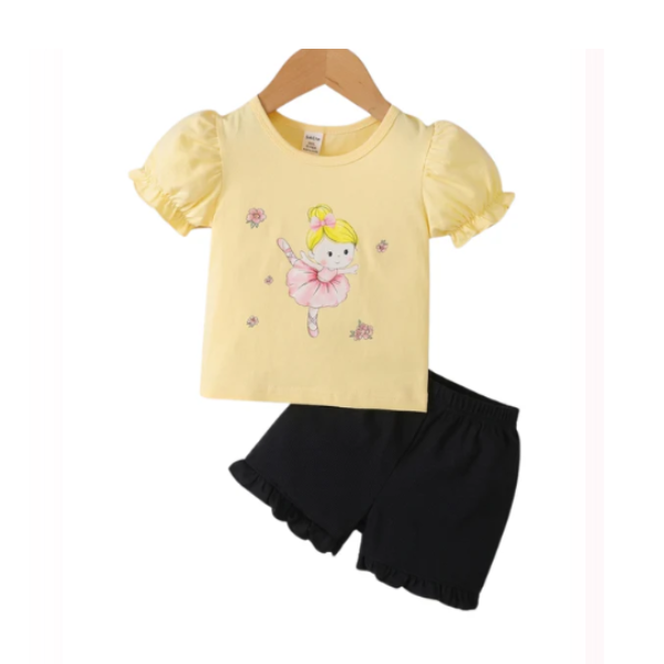Grils T-shrit & pant Set