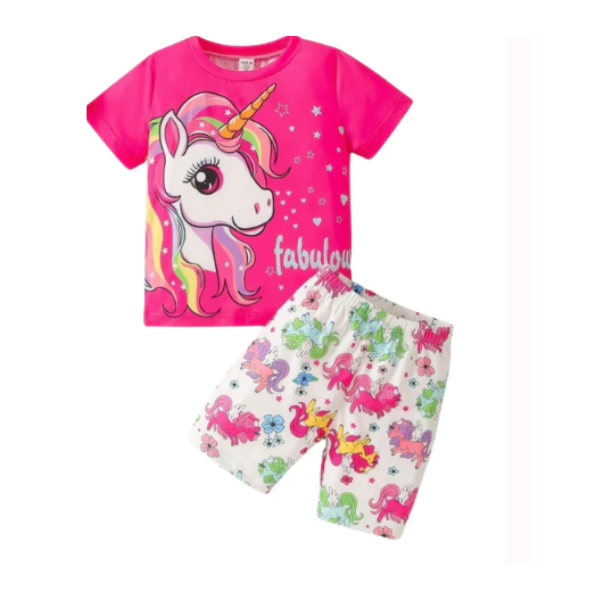 Grils T-shrit & pant Set