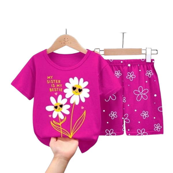 Grils T-shrit & pant Set