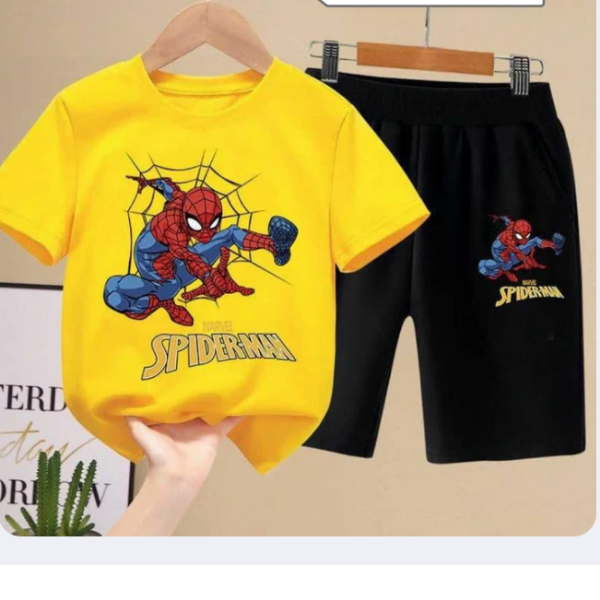 Boys spider man  T-shrit & pant Set