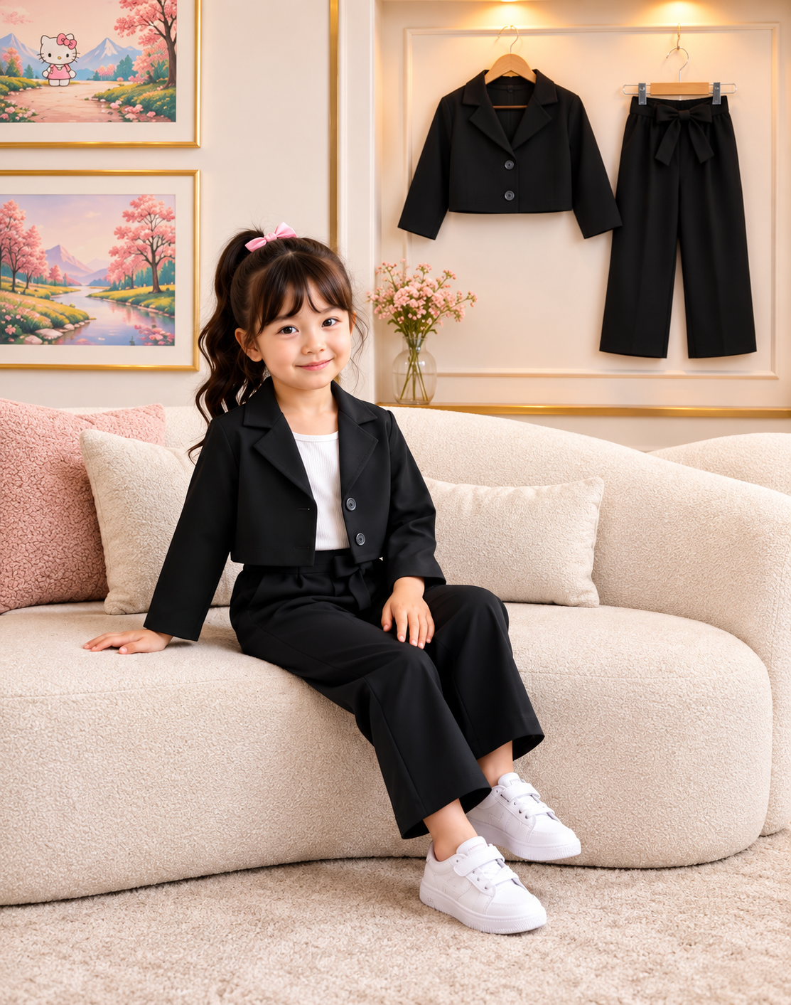 Girls’ Premium 2-Piece Suit Set (2yrs-12yrs)