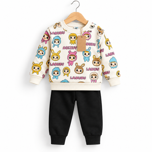 Winter Sweatshirts and Joggers Set(3M-8yrs)