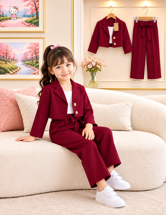 Girls’ Premium 2-Piece Suit Set (2yrs-12yrs)