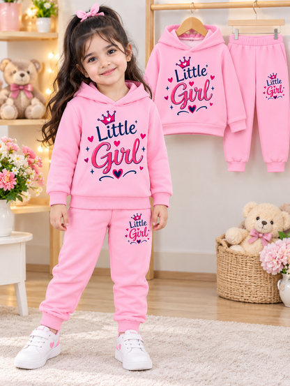 Little Girl Hoodie & Joggers Set  (1yrs-12yrs) BUY 1 SET — DELIVERY FREE!