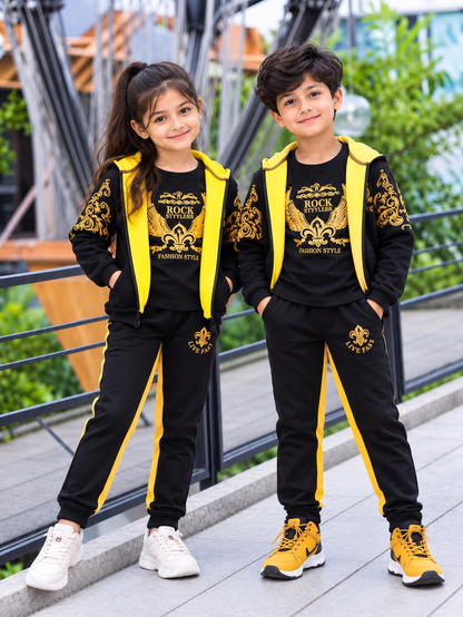 Winter Print Kids 3-Piece Hoodie Set  (1yrs-12yrs) BUY 1 SET — DELIVERY FREE!