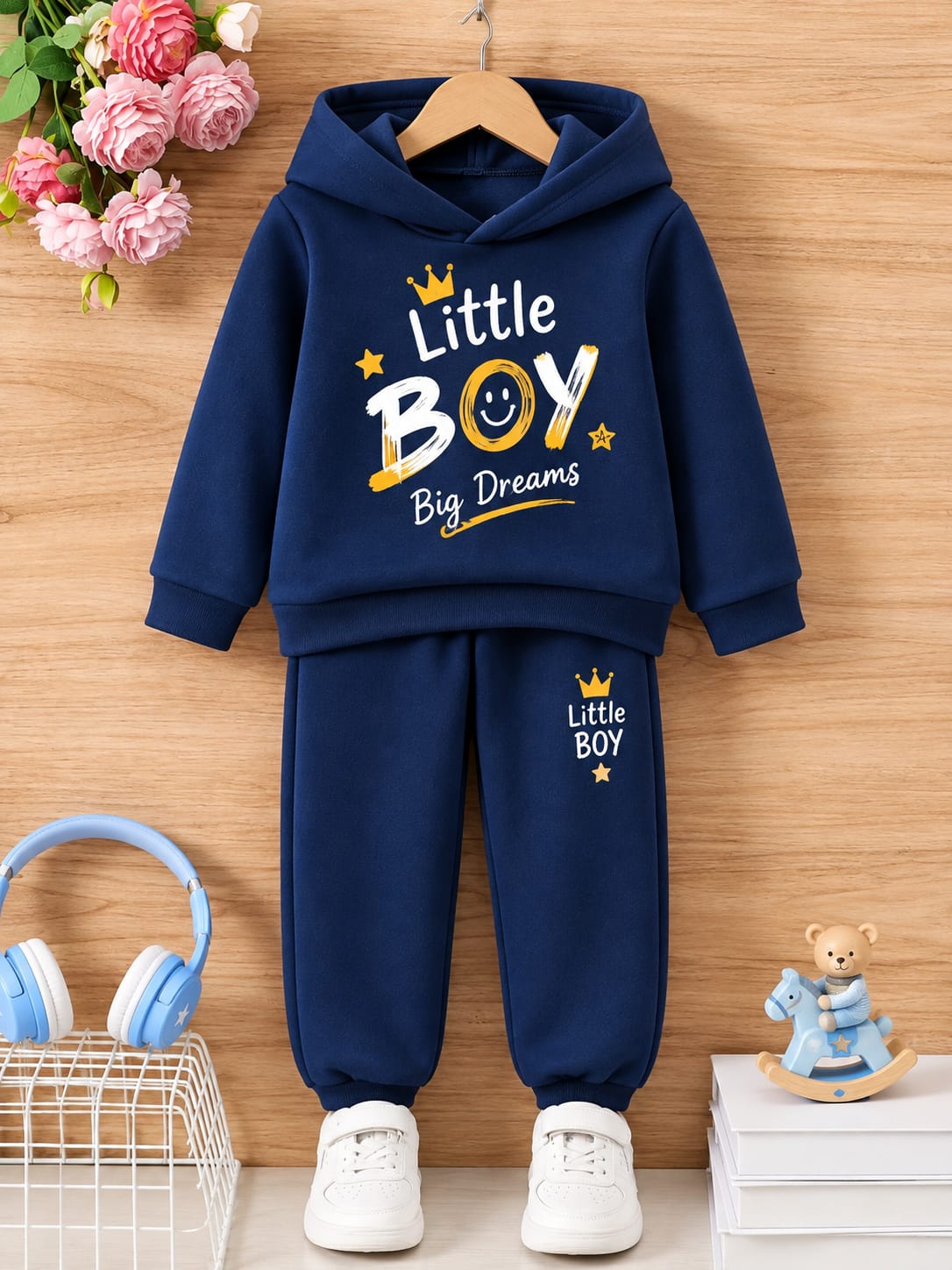 Little Boy  Hoodie & Joggers Set  (1yrs-12yrs)  BUY 1 SET — DELIVERY FREE!